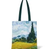 Van Gogh Wheat Field With Cypresses Tote