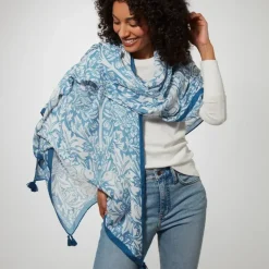 William Morris Brother Rabbit Oversize Oblong Scarf