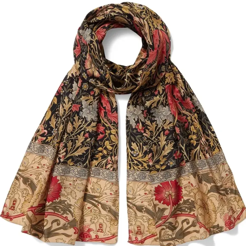William Morris Compton Oblong Silk Scarf