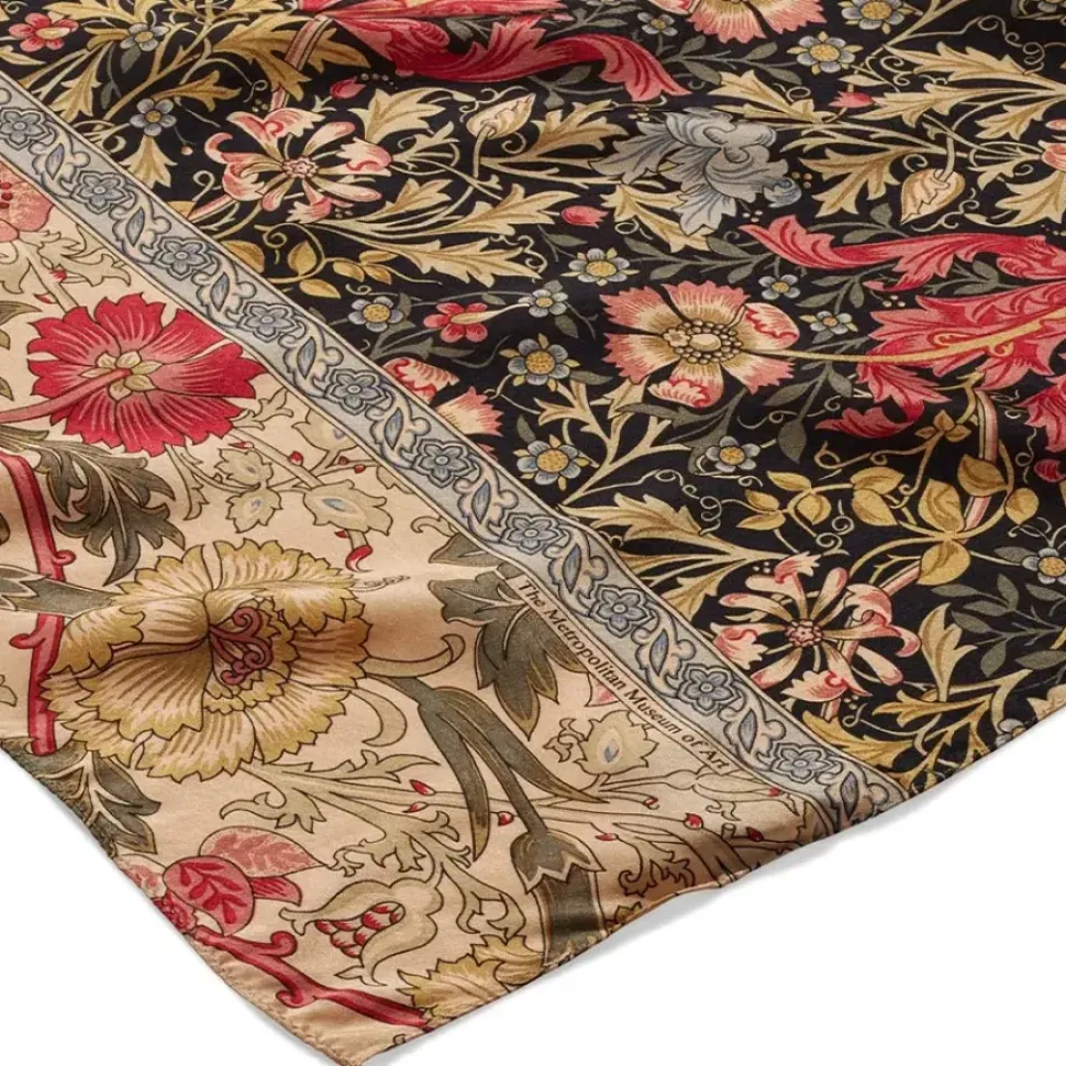 William Morris Compton Oblong Silk Scarf