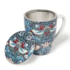 William Morris Strawberry Thief Covered Mug With Tea Infuser