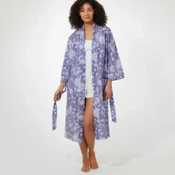 William Morris Wild Tulip Cotton Robe