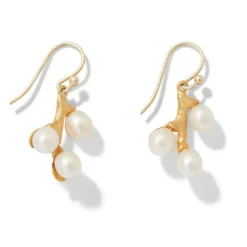 Willow Catkins Pearl Drop Earrings