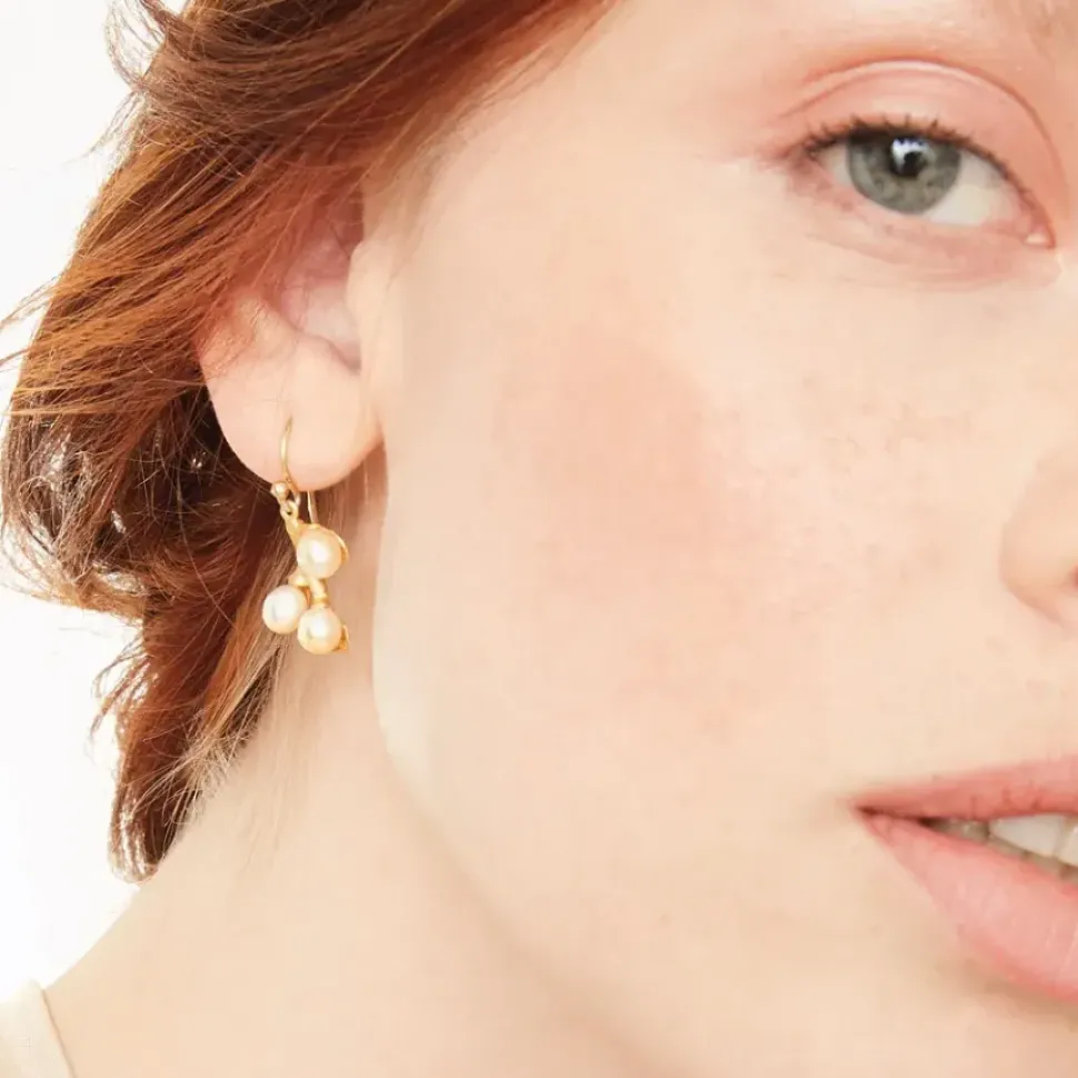 Willow Catkins Pearl Drop Earrings