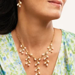 Willow Catkins Pearl Drop Earrings
