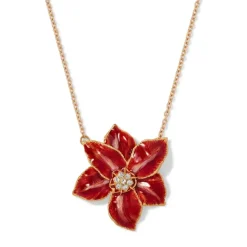 Amaryllis Pendant Necklace