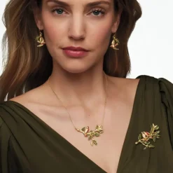Holiday Birds Necklace