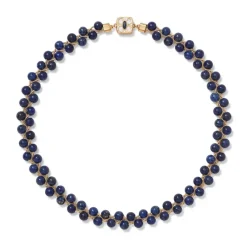 Spanish Baldric Lapis Braided Necklace